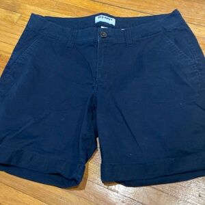 Navy blue Bermuda shorts